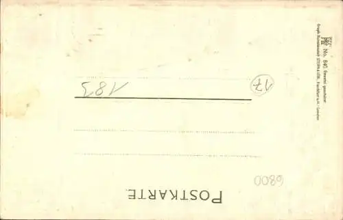 Präge Passepartout Wappen Ak Mannheim in Baden, Wasserturm