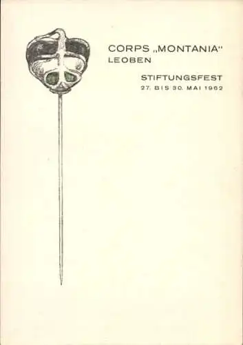 Studentika Ak Leoben Steiermark, Corps Montania, Stiftungsfest 1962