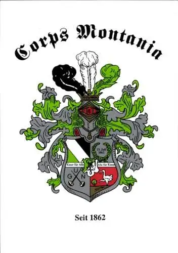 Studentika Ak Leoben, Corps Montania, Jahnstraße 7, Wappen