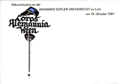 Studentika Ak Corps Alemannia Wien, Johannes Kepler Universität zu Linz, 1981