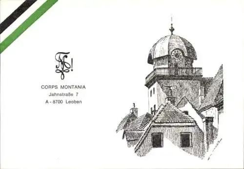 Studentika Ak Leoben Steiermark, Corps Montania, Jahnstraße 7