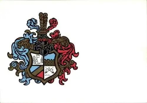 Studentika Ak Köln am Rhein, Corps Lusatia Breslau, Wappen einer Studentenverbindung