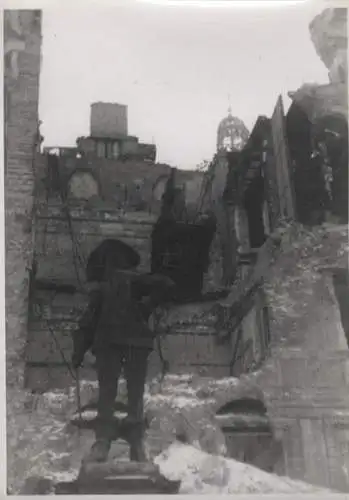 Original Foto Berlin Mitte, Berliner Schloß, um 1945/46, ca. 13 x 17 cm