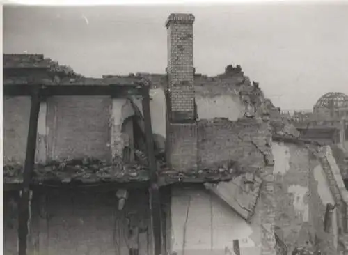 Original Foto Berlin Tiergarten, Linkstraße 17, Deutscher Lloyd, Ruine, um 1945/46, ca. 13 x 17 cm