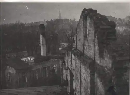 Original Foto Berlin Tiergarten, Linkstraße 17, Deutscher Lloyd, Ruinen, um 1945/46, ca. 13 x 17 cm