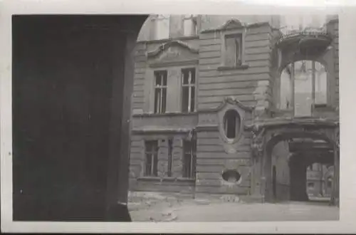 Original Foto Berlin Mitte, Strelitzer Str. 43, Vaterländischer Bauverein, um 1945/46, ca. 9 x 14 cm