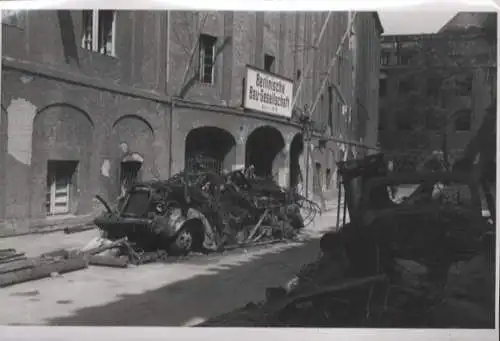 Original Foto Berlin Mitte, Charlottenstr. 60, Berlinische Baugesellschaft, 1945/46, ca. 13 x 17 cm