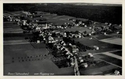 Ak Boos in Schwaben, Fliegeraufnahme