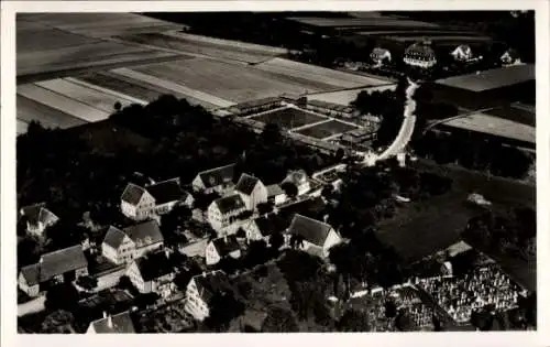 Ak Rot am See Württemberg, Fliegeraufnahme