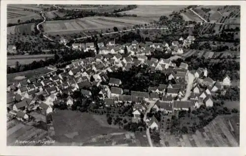 Ak Riederich bei Reutlingen, Fliegeraufnahme
