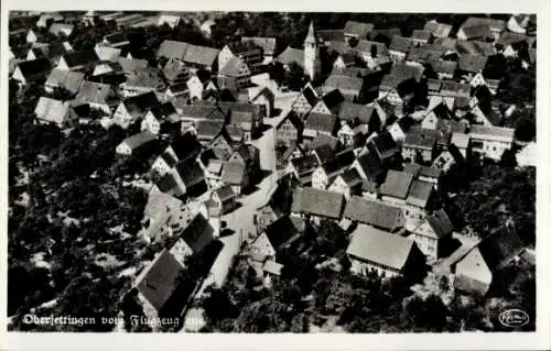Ak Oberjettingen Jettingen Baden Württemberg, Luftaufnahme
