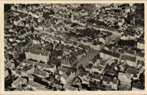 Ak Meuselwitz in Thüringen, Fliegeraufnahme