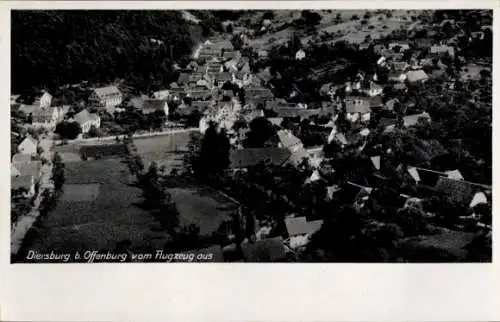 Ak Diersburg Hohberg im Schwarzwald Baden, Luftaufnahme