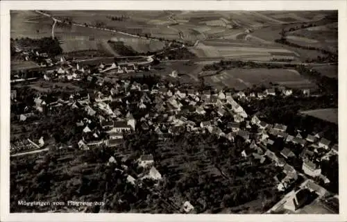 Ak Mögglingen im Ostalbkreis, Fliegeraufnahme