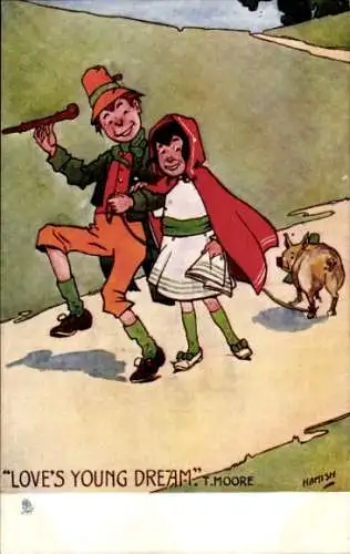 Künstler Ak Hamish, Love's Young Dream, Thomas Moore