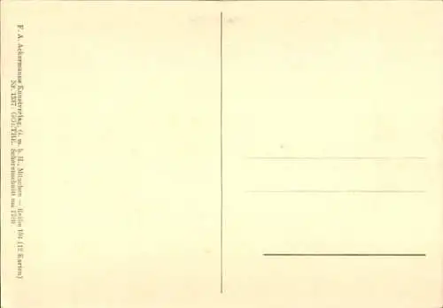 Scherenschnitt Ak Goethe, Portrait, Seitenansicht