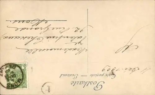 Ak Frau mit Hut, Portrait