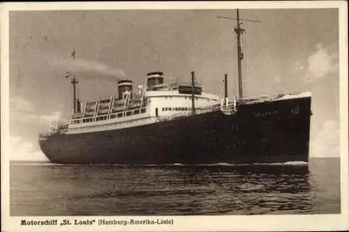 Ak Motorschiff Sankt Louis, HAPAG