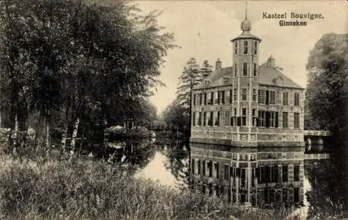 Ak Ginneken Breda Nordbrabant Niederlande, Kasteel Bouvigne in Ginneken.