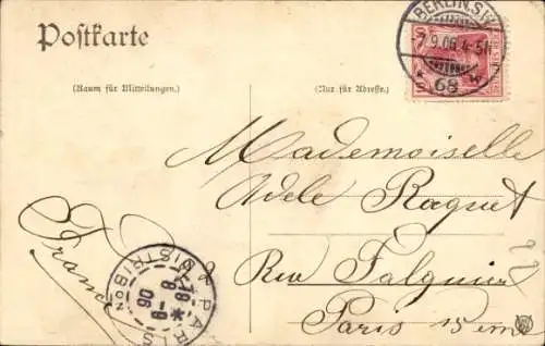 Ak Berlin Mitte, Friedrichstraße, Bahnhof
