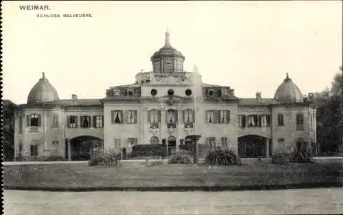 Ak Weimar in Thüringen, Schloss Belvedere