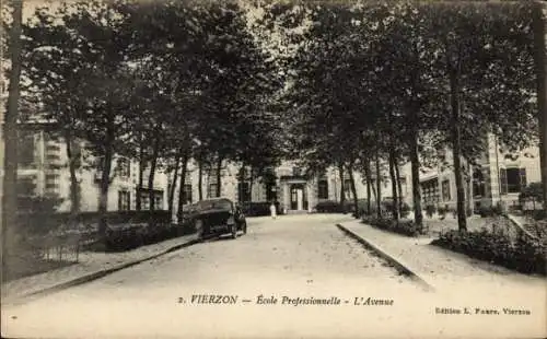 Ak Vierzon Cher, Ecole Professionnelle, L'Avenue