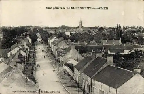 Ak Saint Florent Cher, Gesamtansicht