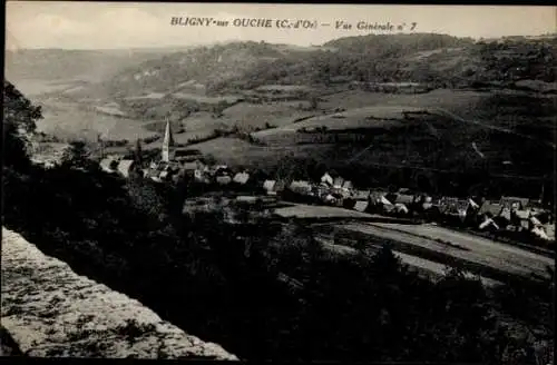 Ak Bligny sur Ouche Côte-d'Or, Gesamtansicht
