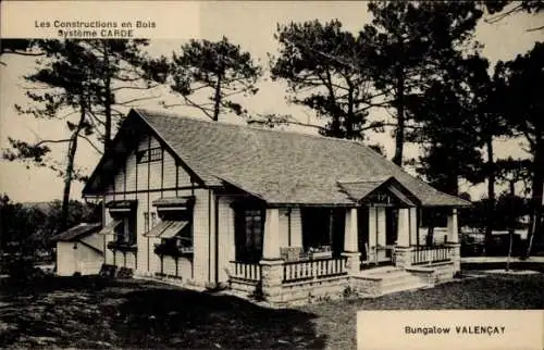 Ak Valencay Indre, Bungalow  Les Constructions en Bois, System CARDE