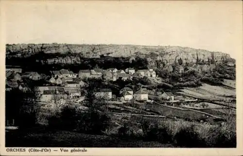 Ak Orches Côte-d'Or, Gesamtansicht