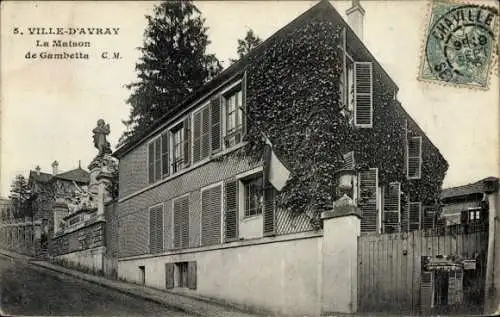 Ak Sevres Ville D'Avray, Gambetta Haus