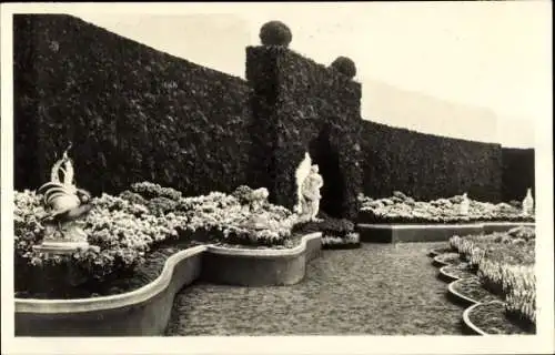 Ak Dresden, Jubiläums-Gartenbau-Ausstellung 1926, aus der ersten Blumenschau, Blumenbeete