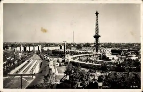 Ak Berlin Charlottenburg Westend, Ausstellungsgelände, Funkturm