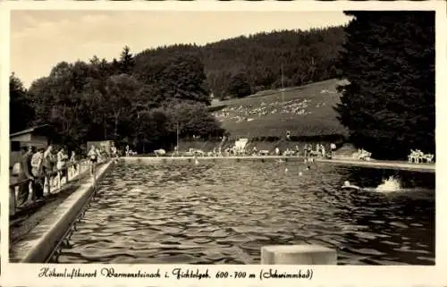 Ak Warmensteinach Oberfranken Bayern, Schwimmbad, Höhenluftkurort  Natur, Freizeitaktivitäten