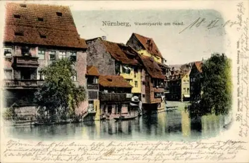 Ak Nürnberg in Mittelfranken, am Sand