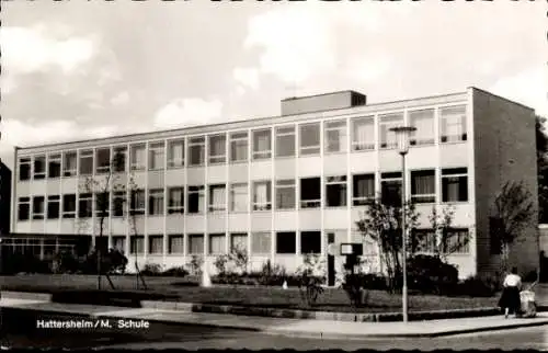 Ak Hattersheim am Main, Schule