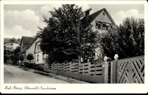 Ak Bad König im Odenwald Hessen, Sanatorium