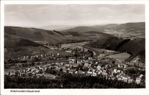 Ak Altenhundem Lennestadt im Sauerland, Gesamtansicht