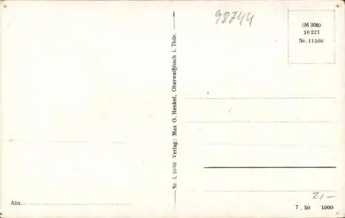 Ak Meuselbach in Thüringen, Gesamtansicht