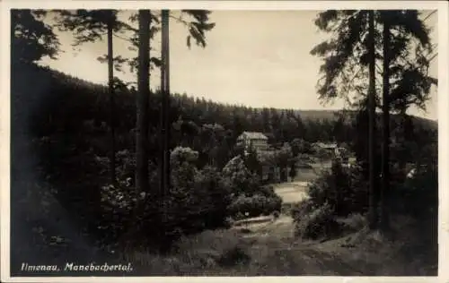 Ak Ilmenau in Thüringen, Manebachertal