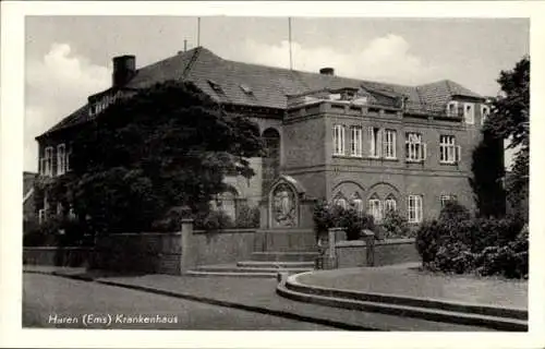 Ak Haren an der Ems, Krankenhaus