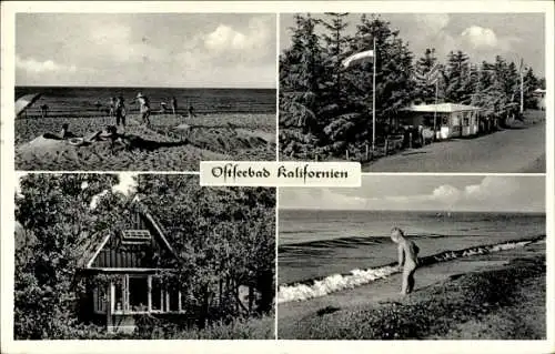 Ak Schönberg in Holstein, Ostseebad Kalifornien, Strand
