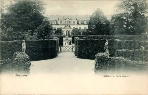 Ak Hannover in Niedersachsen, Schloss in Herrenhausen