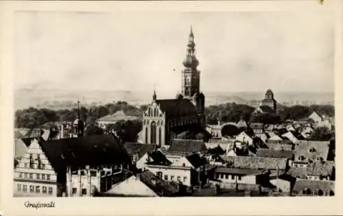 Ak Hansestadt Greifswald, Teilansicht