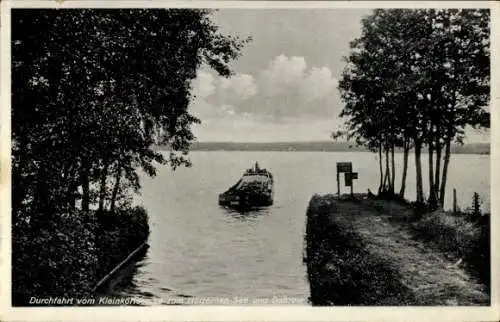 Ak Dubrow Gräfendorf in der Mark, Durchfahrt