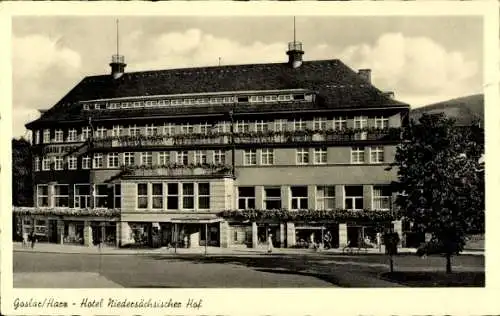 Ak Goslar am Harz, Hotel Niedersächsischer Hof