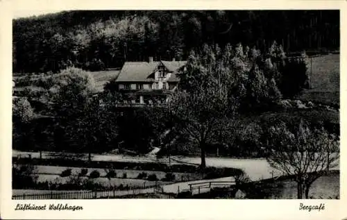 Ak Wolfshagen Langelsheim am Harz, Bergcafé