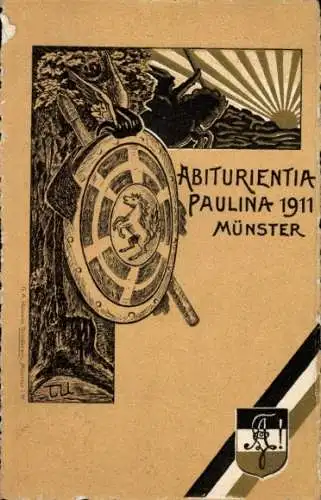 Studentika Litho Münster, Abiturientia Paulina 1911