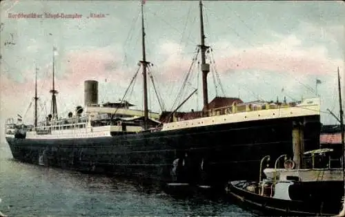 Ak Norddeutscher Lloyd Bremen, Dampfer Rhein