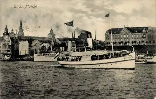 Ak HAPAG Dampfer, SS Moltke